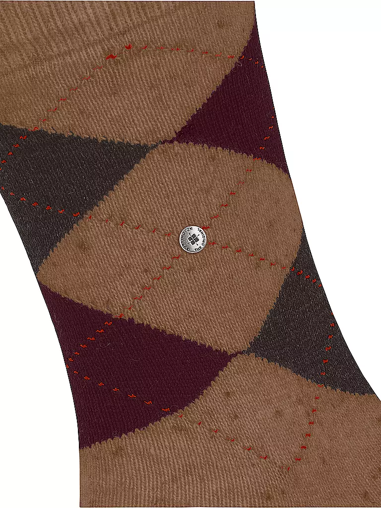 BURLINGTON | Calcetines de hombre DUNDEE 40-46 peanut mel | Camel