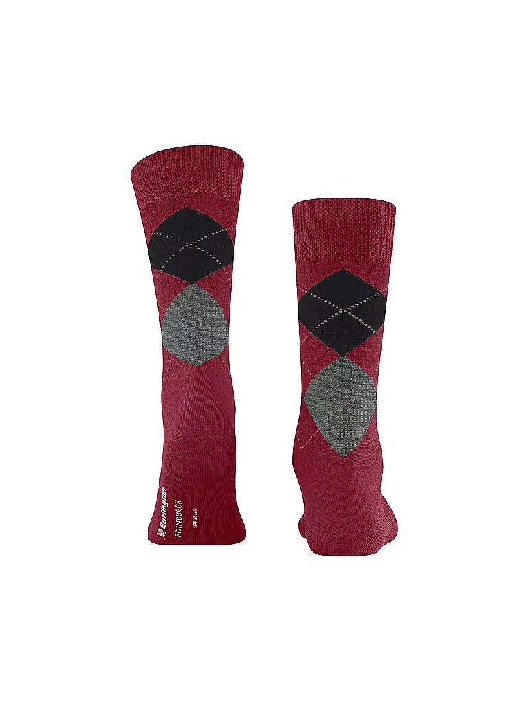 BURLINGTON | Calcetines de hombre EDINBURGH 40-46 arándano rojo | 