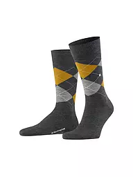 BURLINGTON | Calcetines de hombre EDINBURGH 40-46 salvia | Gris