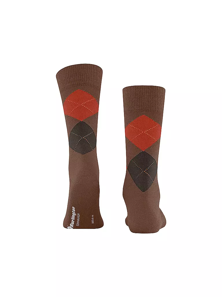 BURLINGTON | Calcetines de hombre EDINBURGH 40-46 caramelo | Marrón