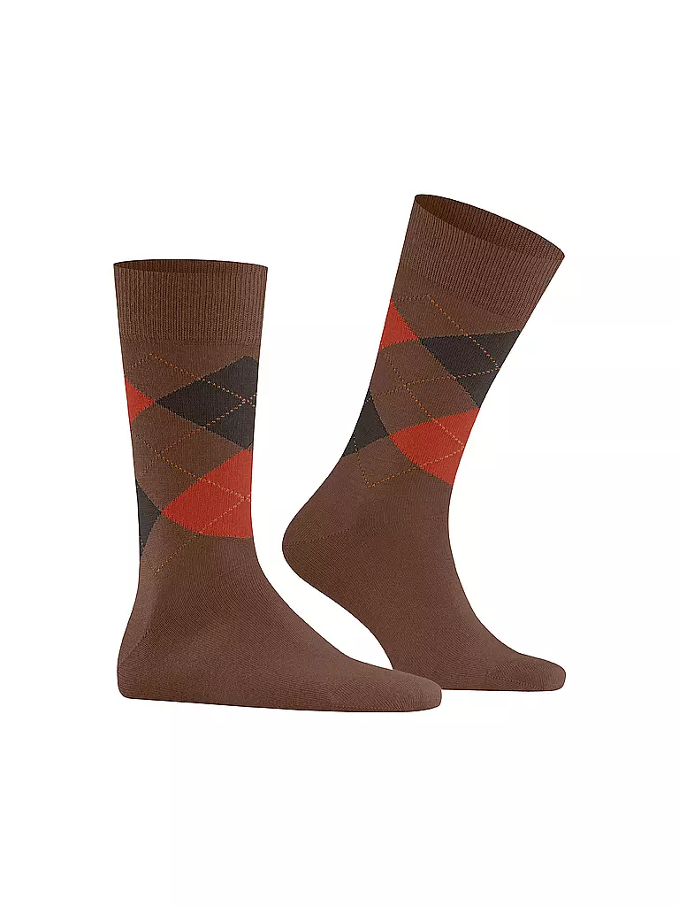BURLINGTON | Calcetines de hombre EDINBURGH 40-46 caramelo | Marrón