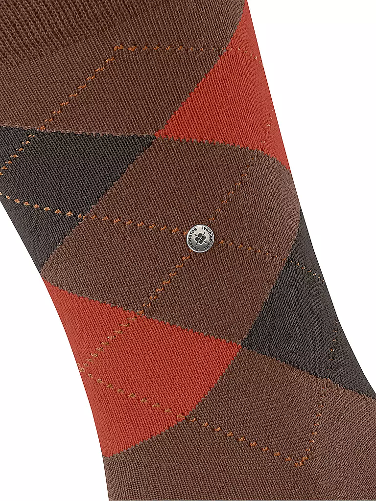 BURLINGTON | Calcetines de hombre EDINBURGH 40-46 caramelo | Marrón