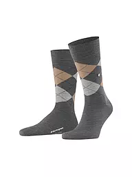 BURLINGTON | Calcetines de hombre EDINBURGH 40-46 salvia | Gris