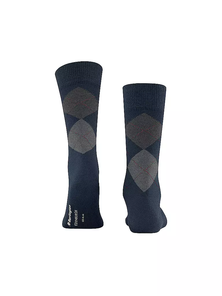 BURLINGTON | Calcetines de hombre EDINBURGH 40-46 marino | Azul oscuro