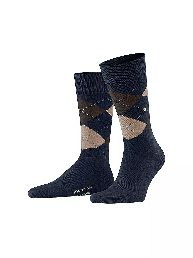 BURLINGTON | Calcetines de hombre EDINBURGH 40-46 marino | Azul oscuro