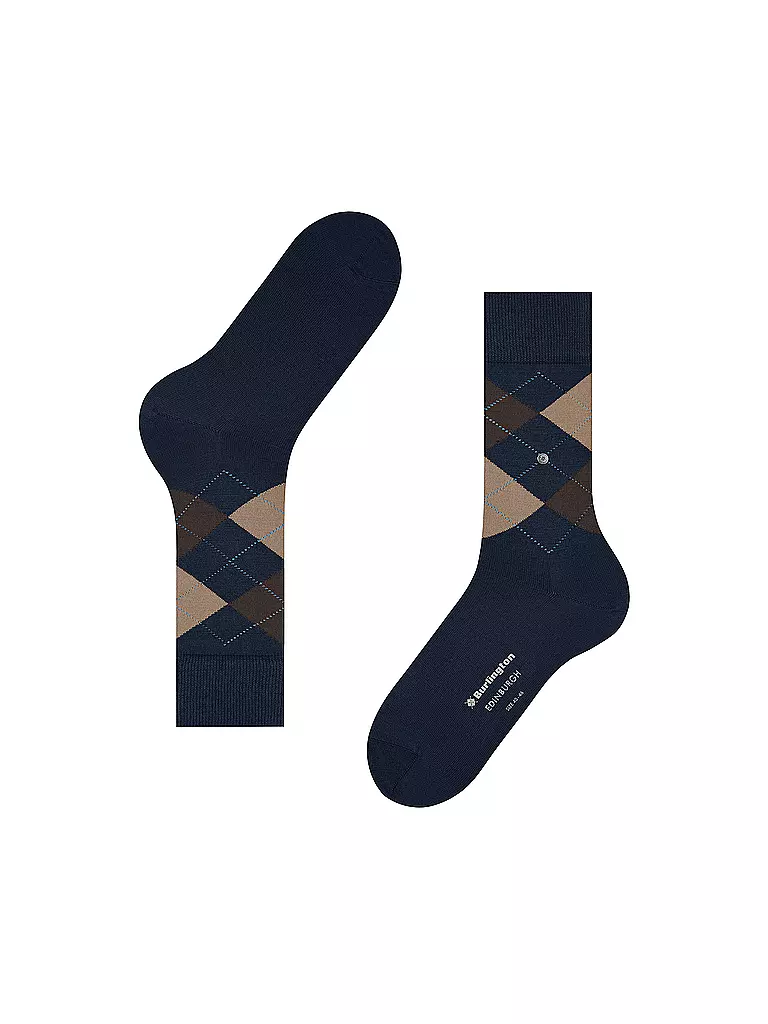 BURLINGTON | Calcetines de hombre EDINBURGH 40-46 marino | Azul oscuro
