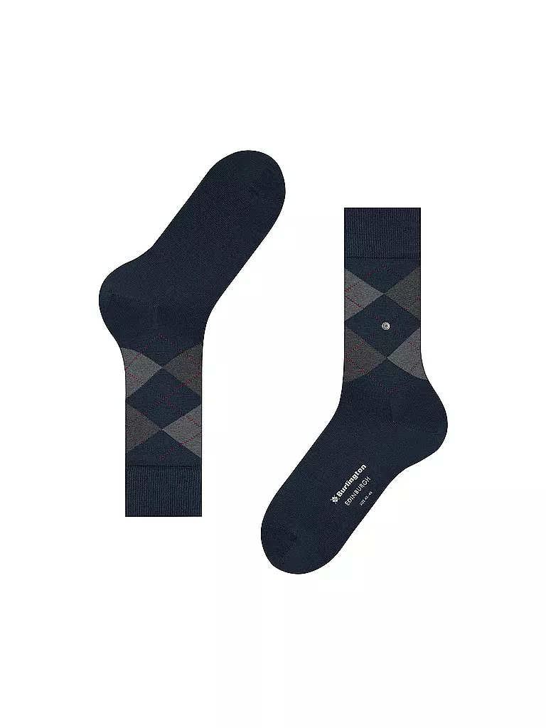 BURLINGTON | Calcetines de hombre EDINBURGH 40-46 marino | Azul oscuro