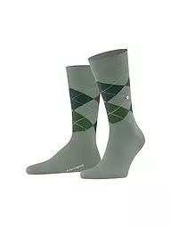 BURLINGTON | Calcetines de hombre EDINBURGH 40-46 salvia | Verde claro