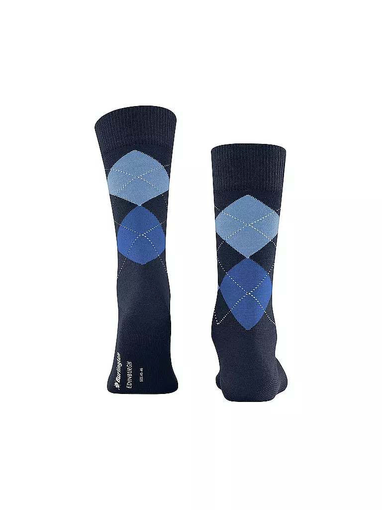 BURLINGTON | Calcetines de hombre EDINBURGH marino | Azul oscuro