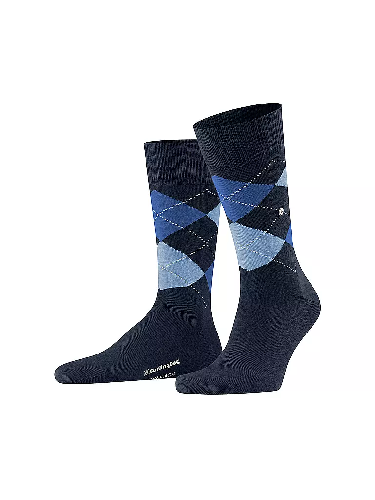BURLINGTON | Calcetines de hombre EDINBURGH marino | Azul oscuro