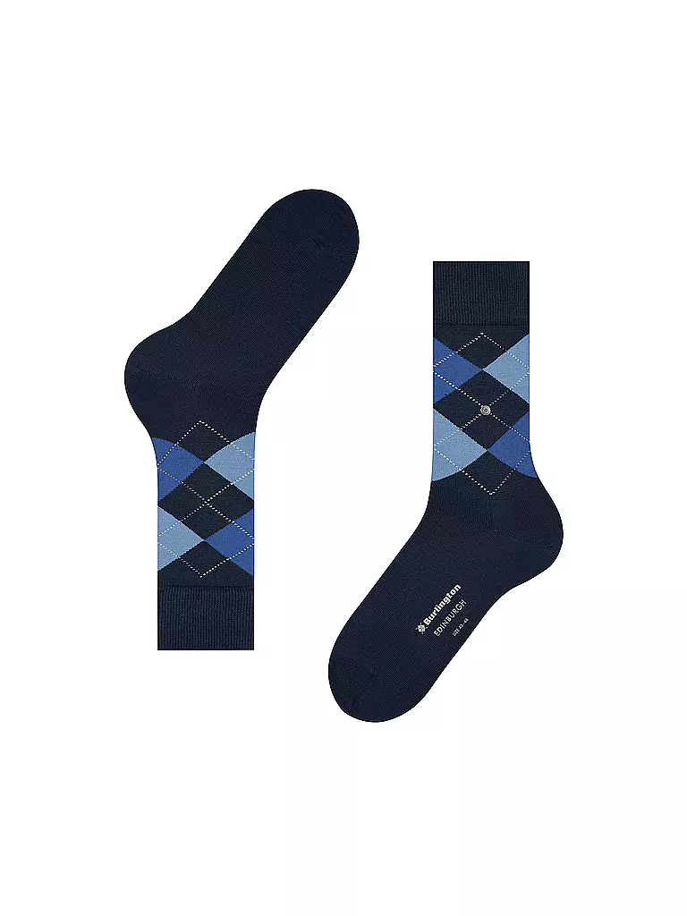 BURLINGTON | Calcetines de hombre EDINBURGH marino | Azul oscuro