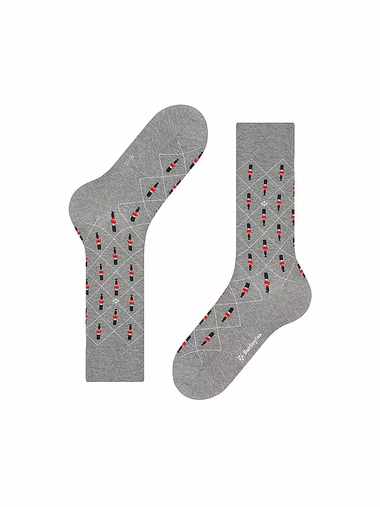 BURLINGTON | Calcetines de hombre GUARD 40-46 gris claro |