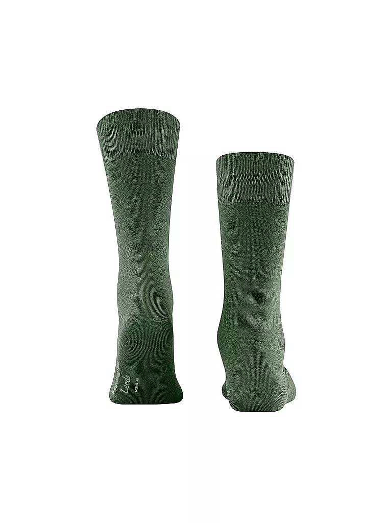 BURLINGTON | Calcetines de hombre LEEDS 40-46 aspargagus | Verde oscuro