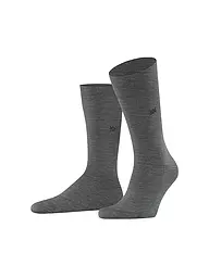 BURLINGTON | Calcetines de hombre LEEDS negros | Gris
