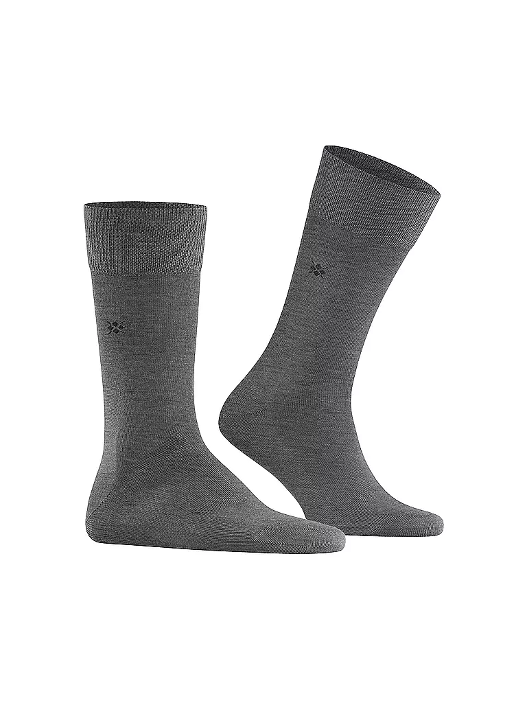 BURLINGTON | Calcetines de hombre LEEDS 40-46 gris oscuro | Gris