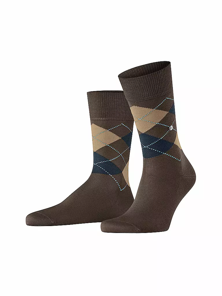 BURLINGTON | Calcetines de hombre MANCHESTER 40-46 chocolate | Marrón