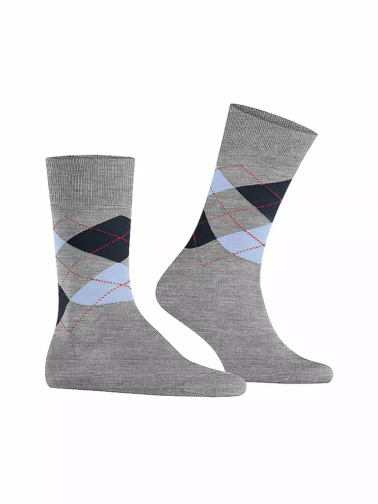 BURLINGTON | Calcetines de hombre MANCHESTER 40-46 mélange concreto | 