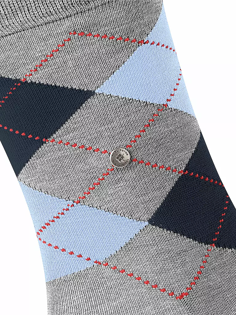 BURLINGTON | Calcetines de hombre MANCHESTER 40-46 mélange concreto | 