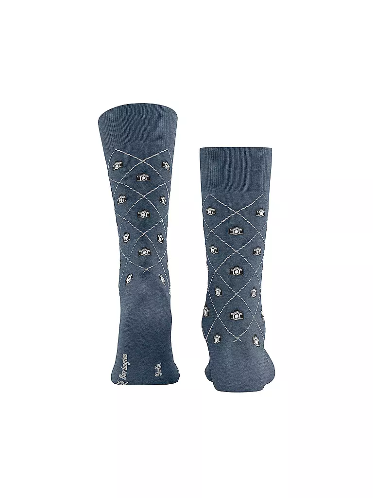 BURLINGTON | Calcetines de hombre SNAPSHOTS 40-46 light denim |