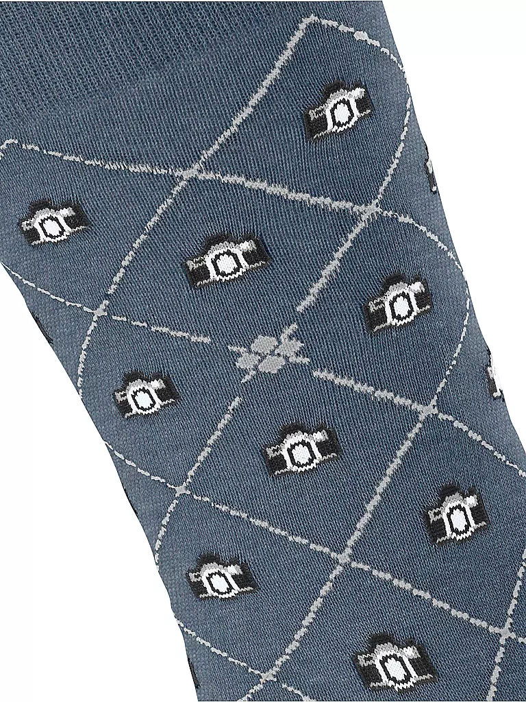 BURLINGTON | Calcetines de hombre SNAPSHOTS 40-46 light denim |