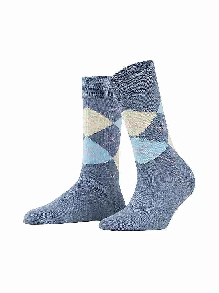 BURLINGTON | Calcetines de mujer, paquete de 2. CAJA DE REGALO BÁSICA, surtido 36-41 | Azul