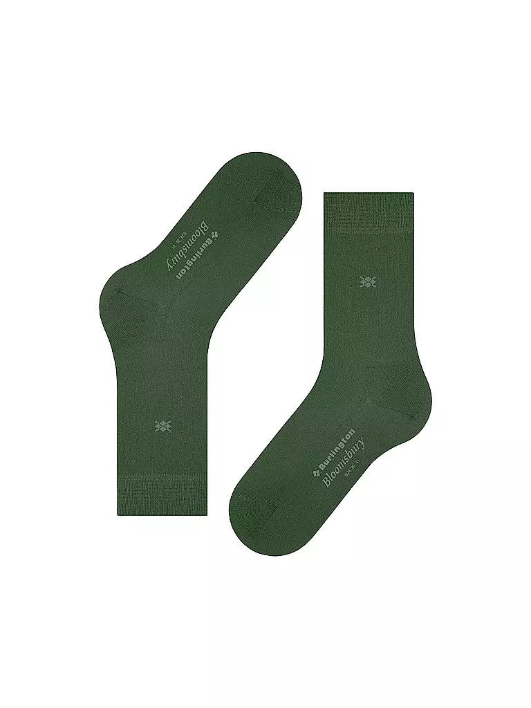 BURLINGTON | Calcetines de mujer BLOOMSBURY 36-41 asparagus | Verde oscuro
