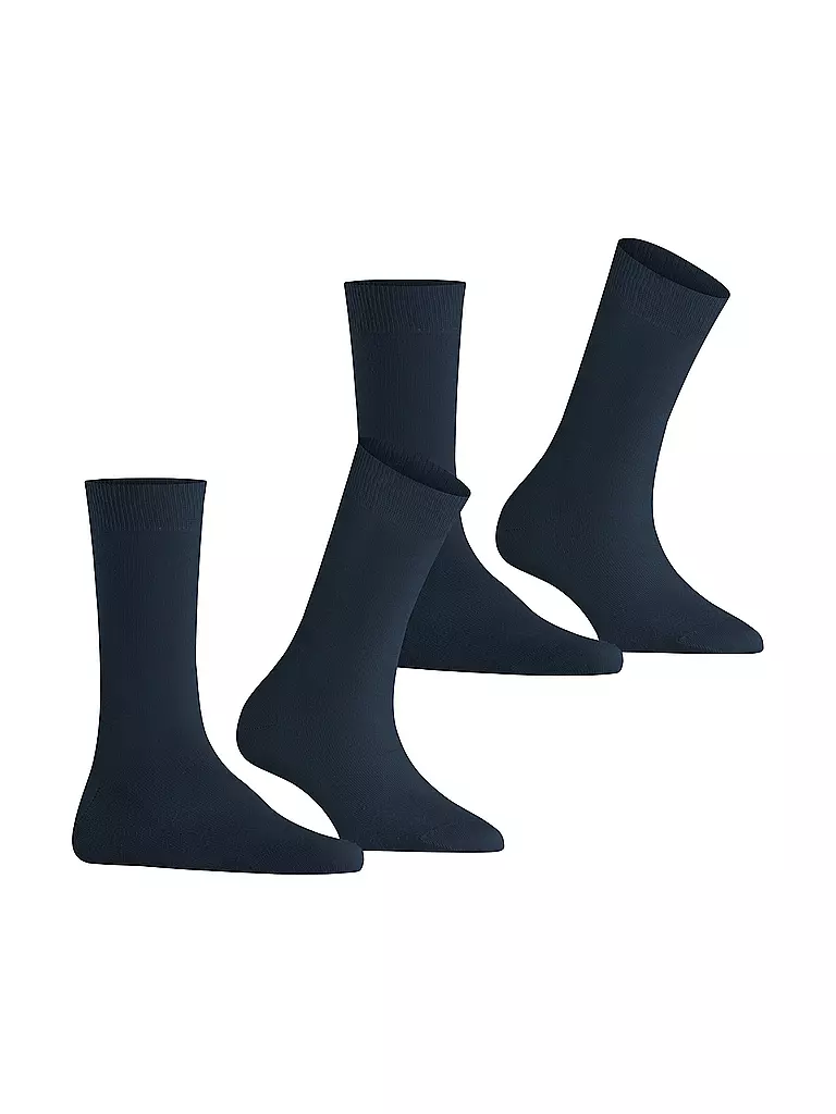 BURLINGTON | Calcetines de mujer EVERYDAY, paquete de 2, 36-41, azul marino | 