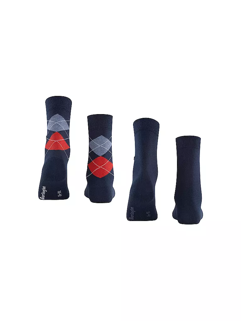 BURLINGTON | Calcetines de mujer EVERYDAY, paquete de 2, 36-41, marino | 
