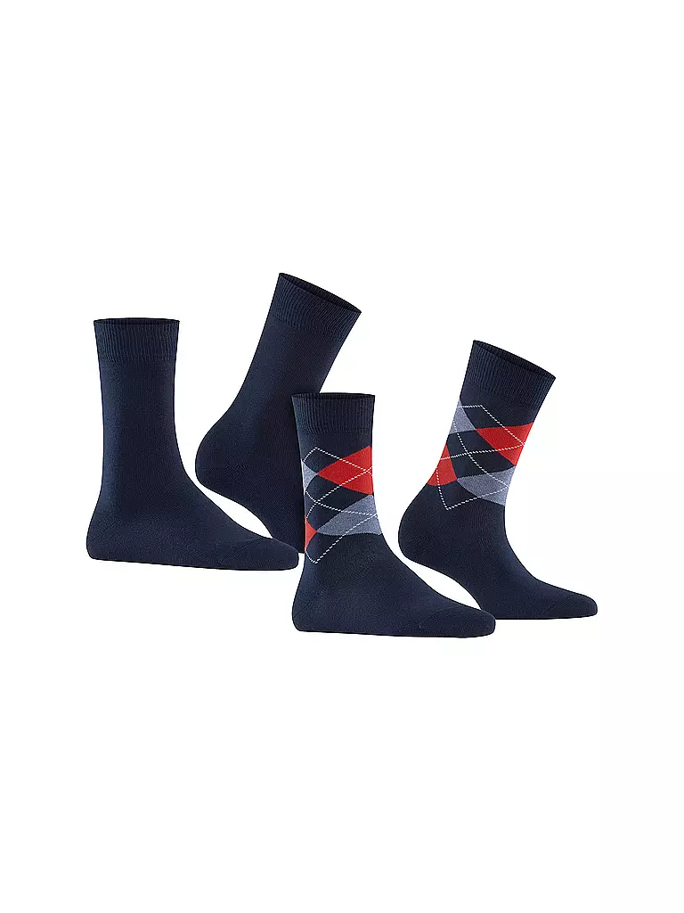 BURLINGTON | Calcetines de mujer EVERYDAY, paquete de 2, 36-41, marino | 