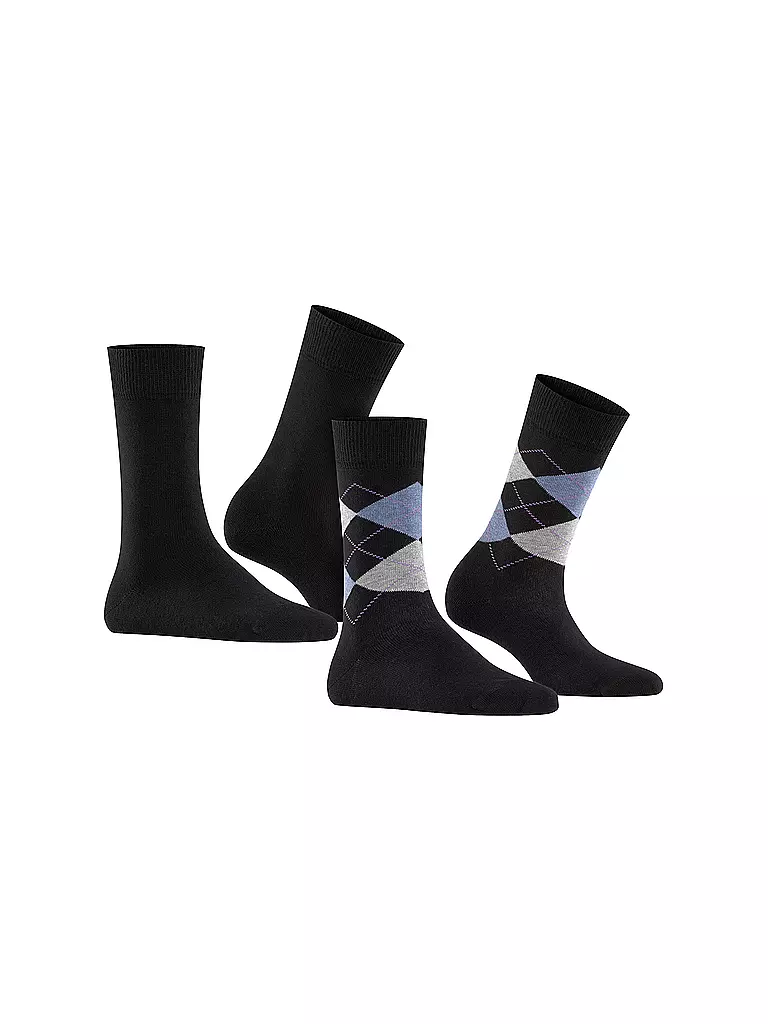 BURLINGTON | Calcetines de mujer EVERYDAY, paquete de 2, 36-41, negro | 