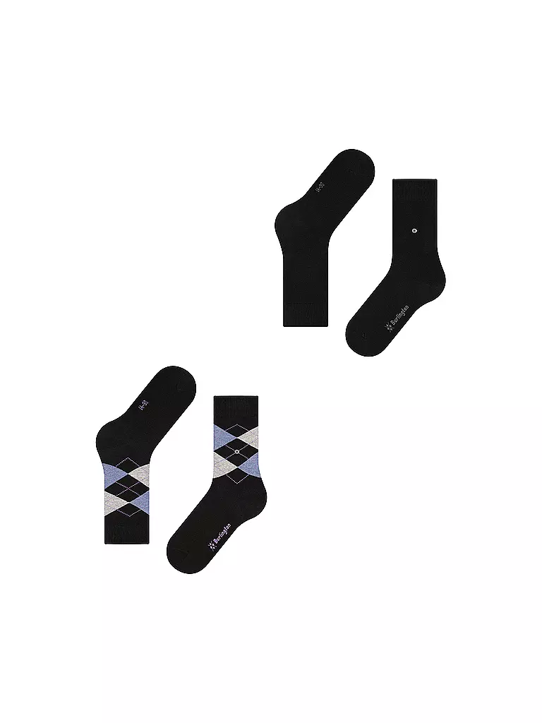BURLINGTON | Calcetines de mujer EVERYDAY, paquete de 2, 36-41, negro | 