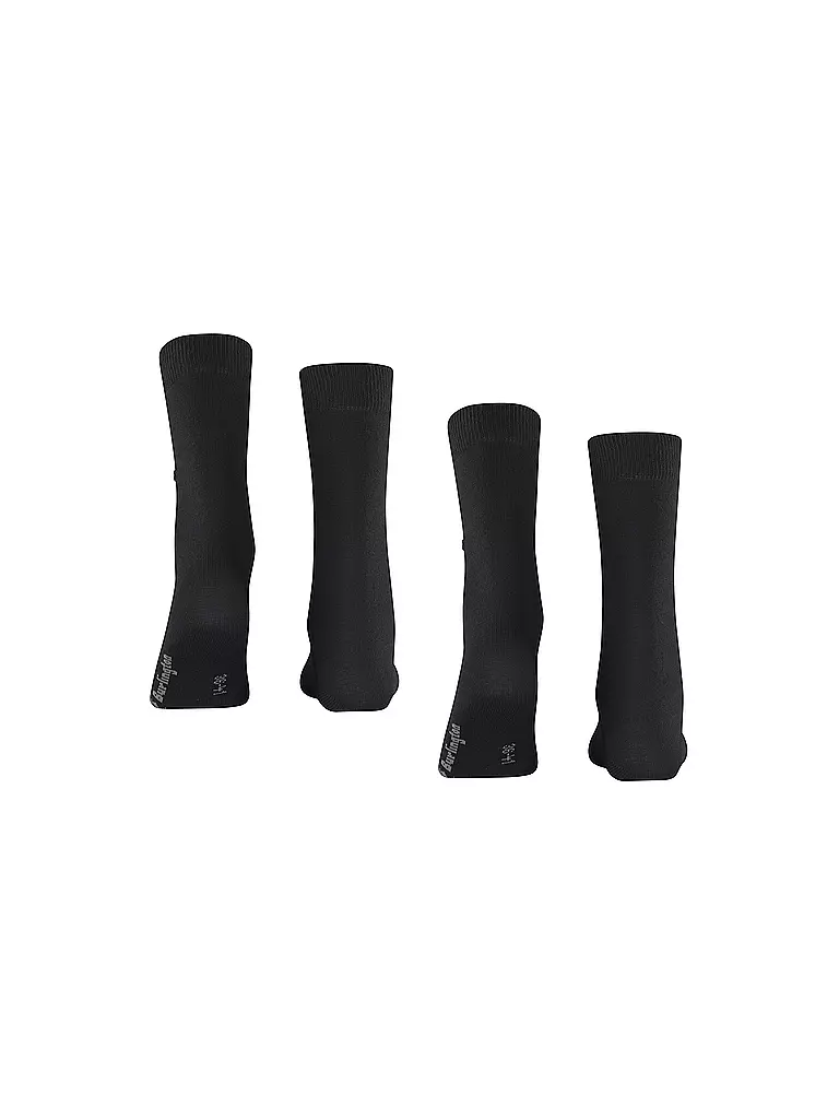 BURLINGTON | Calcetines de mujer EVERYDAY, paquete de 2, 36-41 negro | 