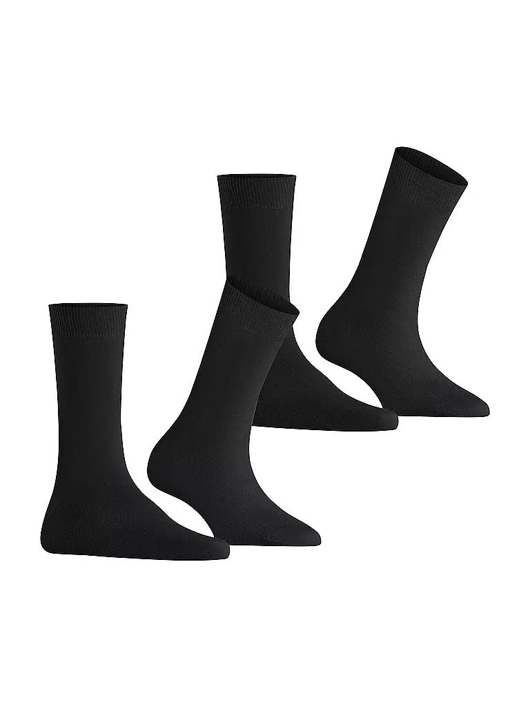 BURLINGTON | Calcetines de mujer EVERYDAY, paquete de 2, 36-41 negro | 