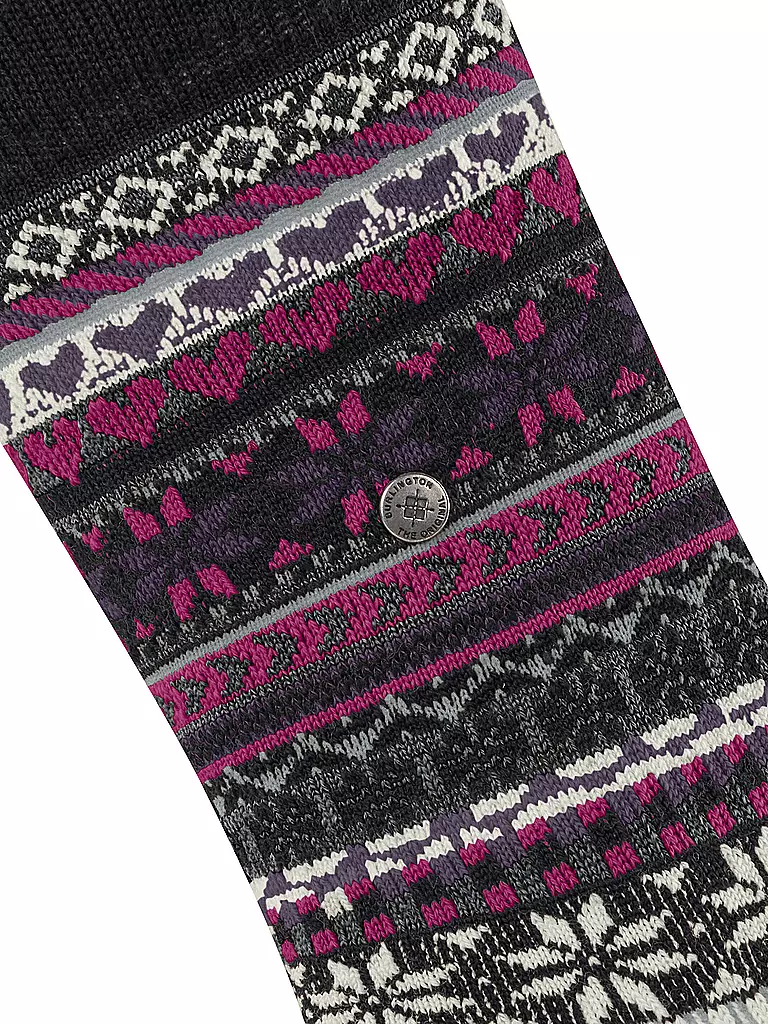 BURLINGTON | Calcetines de mujer FAIR ISLE DELIGHT 36-41 negro | Negro