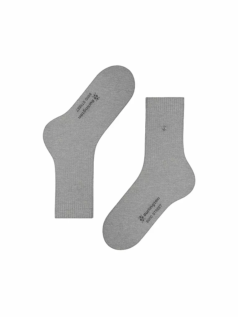BURLINGTON | Calcetines de mujer FLEET STREET 36-41 gris jaspeado claro | Gris claro
