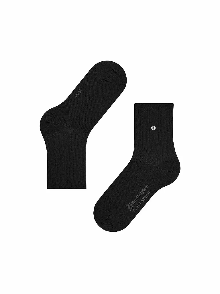 BURLINGTON | Calcetines de mujer FLEET STREET 36-41 negro | Negro