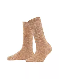 BURLINGTON | Calcetines de mujer KNITTINGHAM 36-41 clarete | Camel
