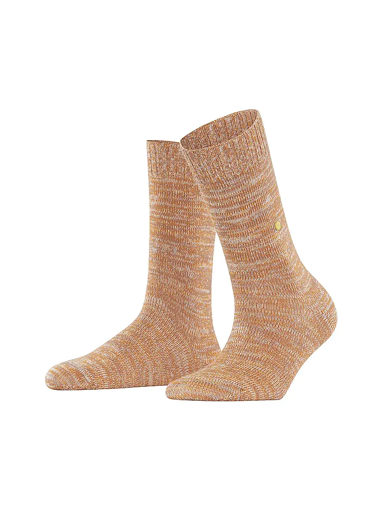 BURLINGTON | Calcetines de mujer KNITTINGHAM 36-41 camel | Camel