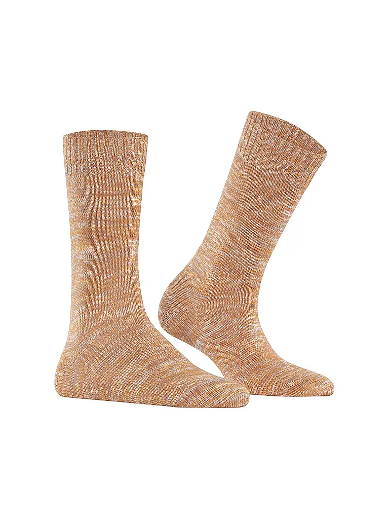 BURLINGTON | Calcetines de mujer KNITTINGHAM 36-41 camel | Camel