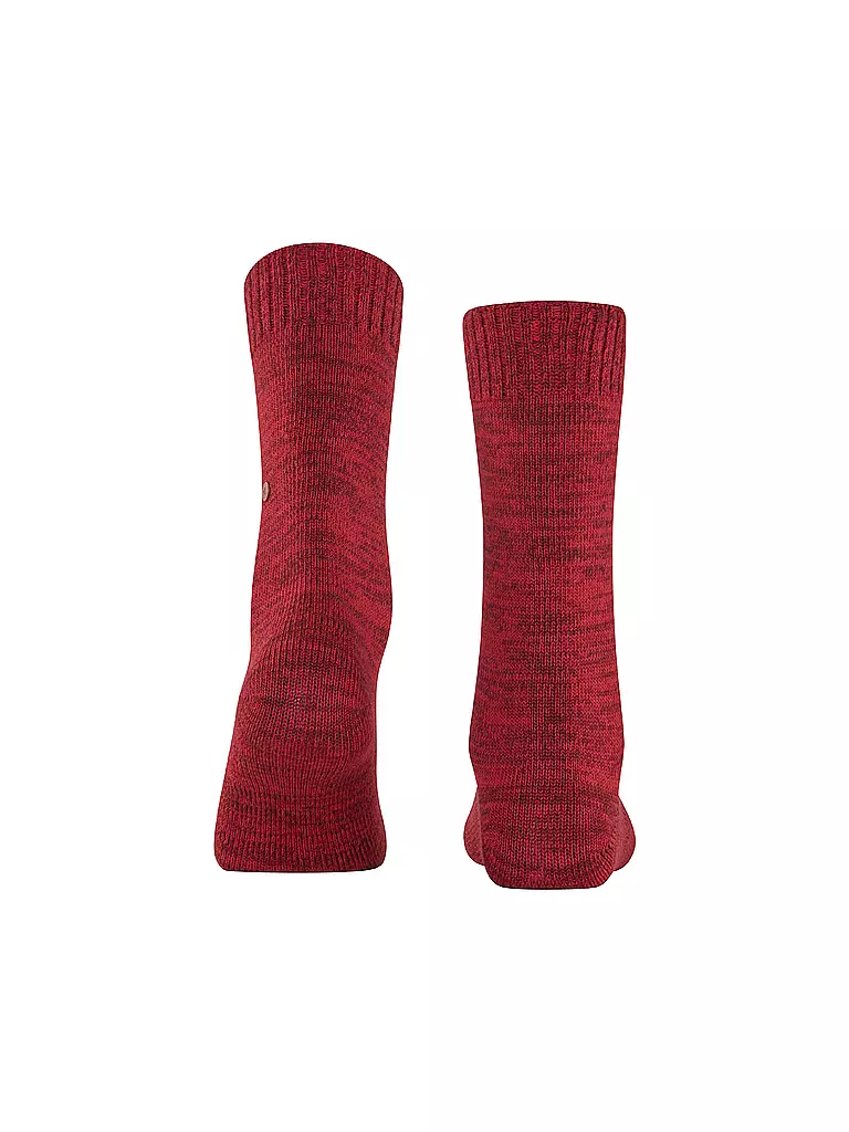 BURLINGTON | Calcetines de mujer KNITTINGHAM 36-41 clarete | Rojo oscuro