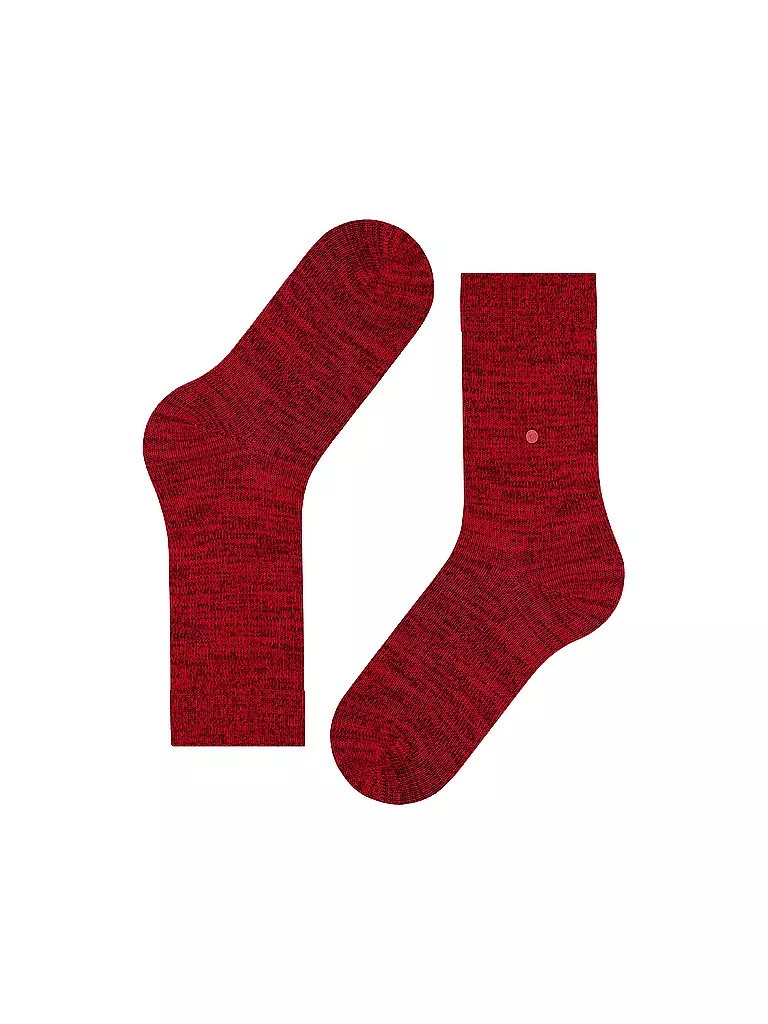 BURLINGTON | Calcetines de mujer KNITTINGHAM 36-41 clarete | Rojo oscuro