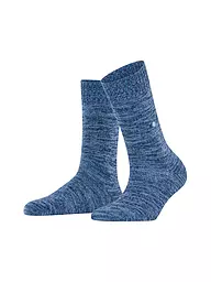 BURLINGTON | Calcetines de mujer KNITTINGHAM 36-41 clarete | Azul