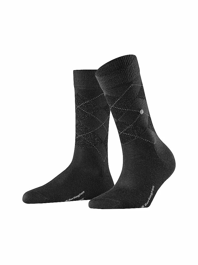 BURLINGTON | Calcetines de mujer LUREX MARYLEBONE 36-41 negro | Negro