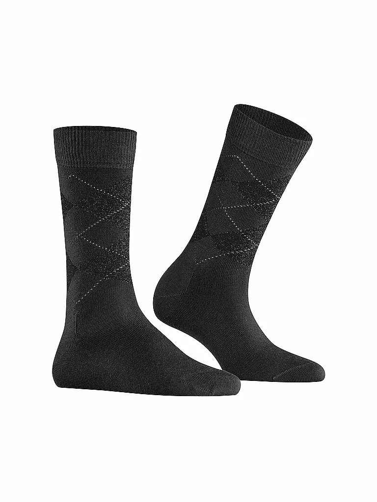 BURLINGTON | Calcetines de mujer LUREX MARYLEBONE 36-41 negro | 