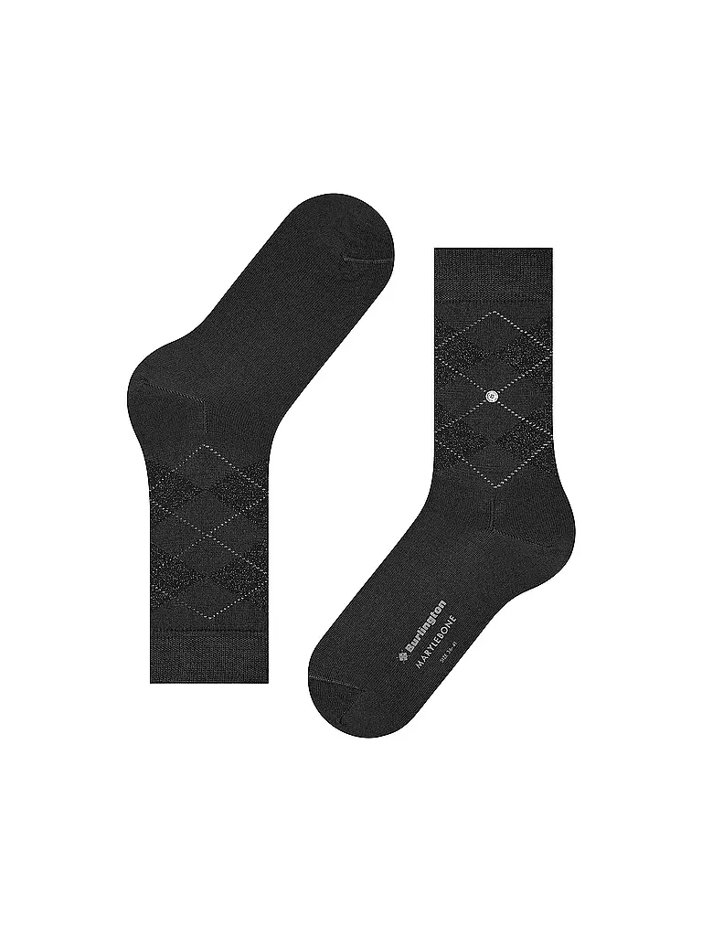 BURLINGTON | Calcetines de mujer LUREX MARYLEBONE 36-41 negro | 