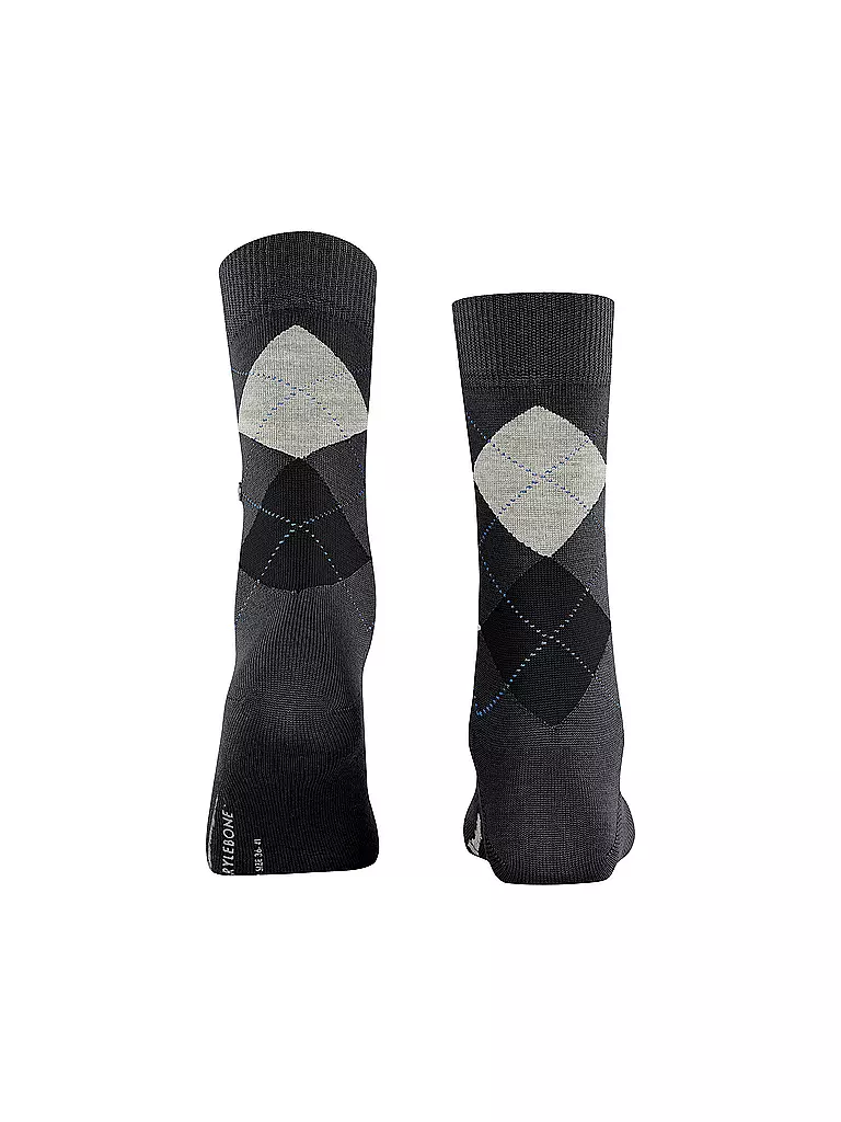 BURLINGTON | Calcetines de mujer MARYLEBONE 36-41 asfalto mel | Gris