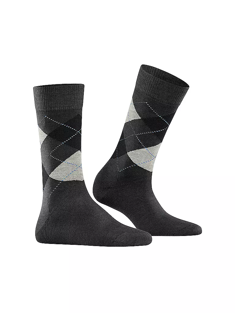 BURLINGTON | Calcetines de mujer MARYLEBONE 36-41 asfalto mel | Gris