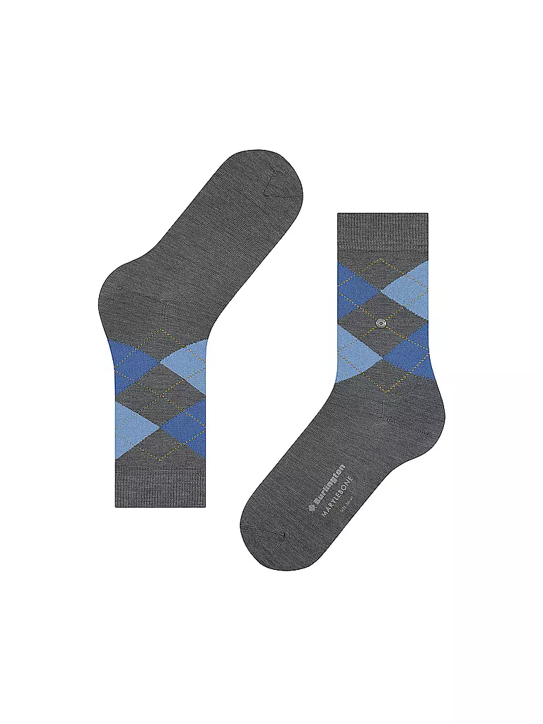 BURLINGTON | Calcetines de mujer MARYLEBONE 36-41 gris oscuro | Gris