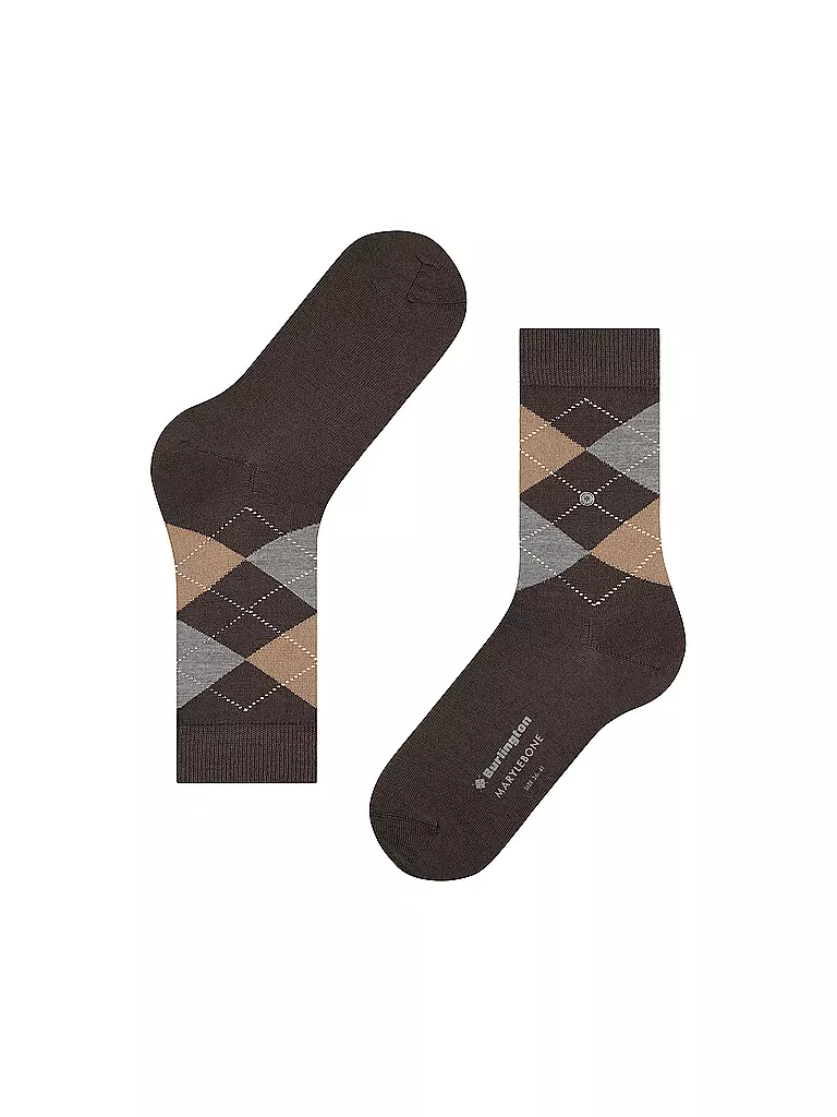 BURLINGTON | Calcetines de mujer MARYLEBONE 36-41 marrón oscuro | Marrón