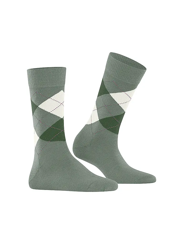 BURLINGTON | Calcetines de mujer MARYLEBONE 36-41 salvia | 
